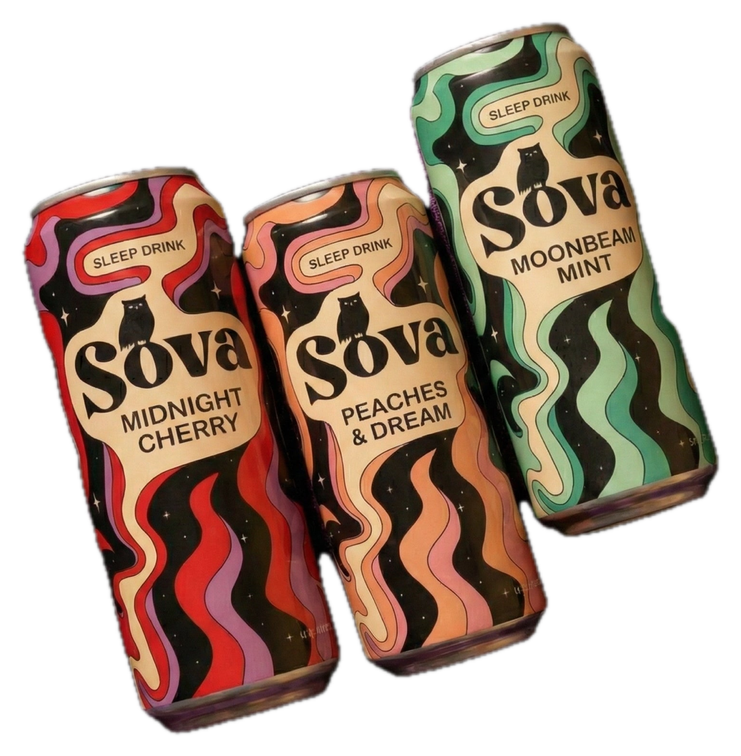 All three Sova flavors — the Dream Team variety pack